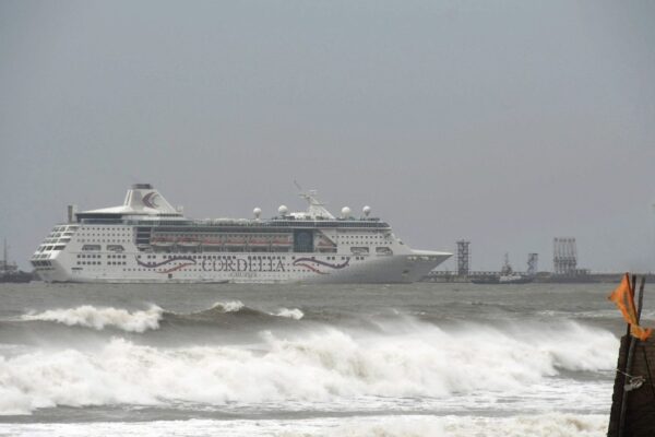 Cordelia Empress entering Visakhapatnam harbour in an archive photograph dated 10 August 2022.